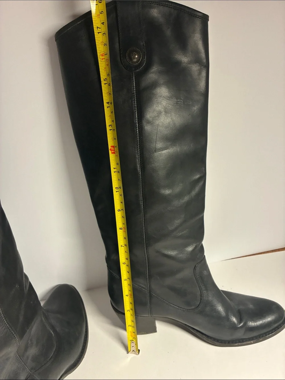 Frye Jackie Black Leather Knee-High Women's Boots 8.5 b